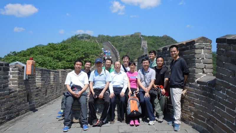 八達(dá)嶺合影留念