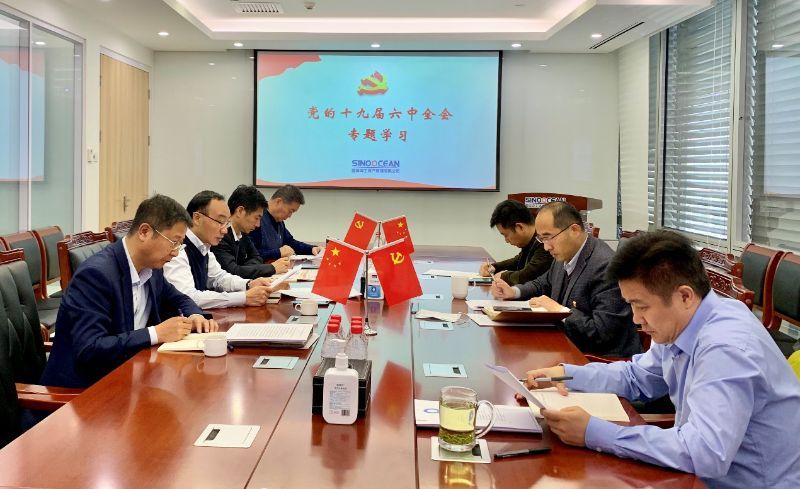 國(guó)海公司黨支部專(zhuān)題學(xué)習(xí)貫徹黨的十九屆六中全會(huì)精神